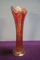 Carnival Glass Vase  