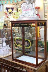 Carrs Chocolate Advertising Display Cabinet