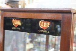 Carrs Chocolate Advertising Display Cabinet