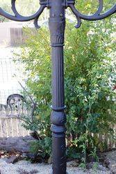 Cast Iron 2 Branch Garden Lamp