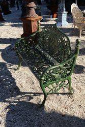 Cast Iron 2 Seater Cameo Bench    