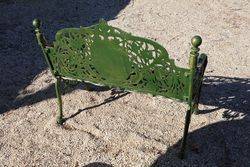 Cast Iron 2 Seater Cameo Bench    