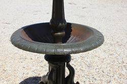 Cast Iron 2 Tier Dolphin Base Fountain 