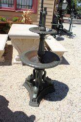 Cast Iron 2 Tier Dolphin Base Fountain 