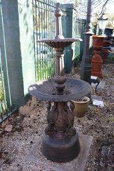 Cast Iron 2 Tier Ibis Fountain 