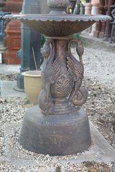 Cast Iron 2 Tier Ibis Fountain 