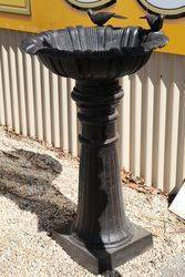 Cast Iron Bird Bath     