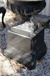 Cast Iron Sonte Prima Urn and Base