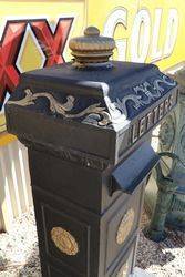 Cast Iron Top  of the Range Post    Letter Box 