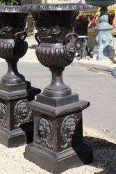 Cast Iron Toulon Urn And Base 