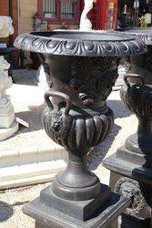 Cast Iron Toulon Urn And Base 