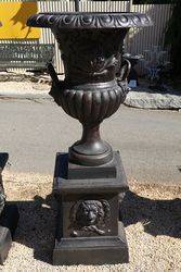 Cast Iron Toulon Urn And Base 