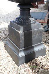 Cast Iron Toulouse Urn and Base