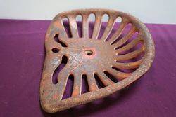 Cast Iron Tractor Seat  