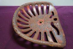 Cast Iron Tractor Seat  