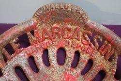 Cast Iron Tractor Seat  