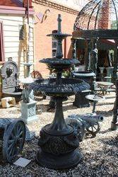 Cast Iron Victoria 3 Tier  Fountain 