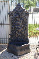 Cast Iron Wall Fountain