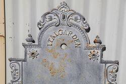 Cast Iron Wall Fountain