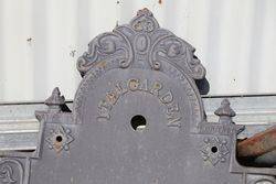 Cast Iron Wall Fountain