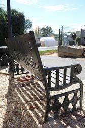 Cast Iron Windsor 3 Seater  Bench 