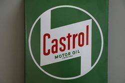 Castrol Enamel Thermometer Sign 