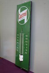Castrol Enamel Thermometer Sign 
