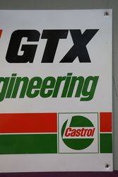 Castrol GTX Liquid Engineering Aluminium Advertising Sign 
