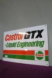 Castrol GTX Liquid Engineering Aluminium Advertising Sign 