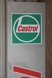 Castrol Plastic Advertising Sign 