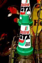 Castrol Tin Fronted Sign 12 Oil Bottle Rack