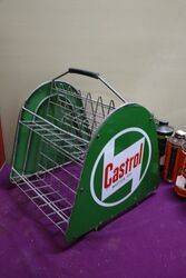 Castrol Z Double Sided Oil Tin Forecourt Rack 