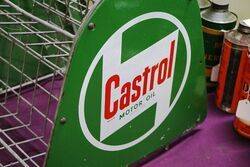 Castrol Z Double Sided Oil Tin Forecourt Rack 