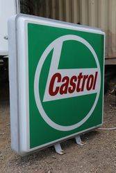 Castrol Z Double Sided  Light Box in Working Condition 