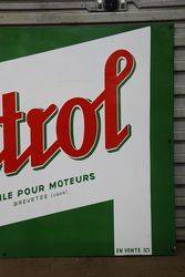 Castrol Z Enamel Advertising Sign 