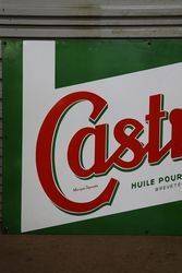 Castrol Z Enamel Advertising Sign 