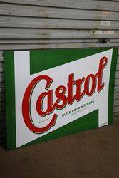 Castrol Z Enamel Advertising Sign 