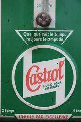 Castrol Z Thermometer Tin Sign  