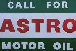 Castrol andquotCall for Castrol Motor Oil andquot Enamel Advertising Sign 