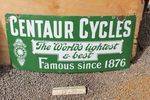 Centaur Cycles Enamel Strip Sign