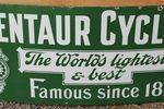 Centaur Cycles Enamel Strip Sign