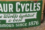 Centaur Cycles Enamel Strip Sign