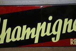 Champigneulles Beer Enamel Advertising Sign 