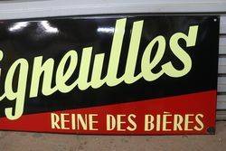 Champigneulles Beer Enamel Advertising Sign 