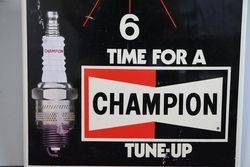 Champion Clock Sign  