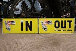 Champion InOut Sign 