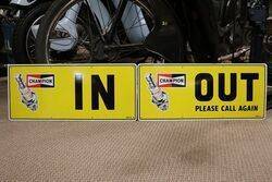 Champion InOut Sign 