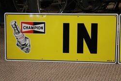 Champion InOut Sign 