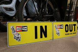 Champion InOut Sign 