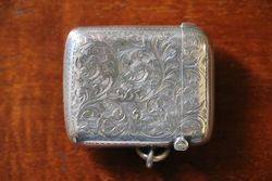 Chester Silver 1902 Vesta Case